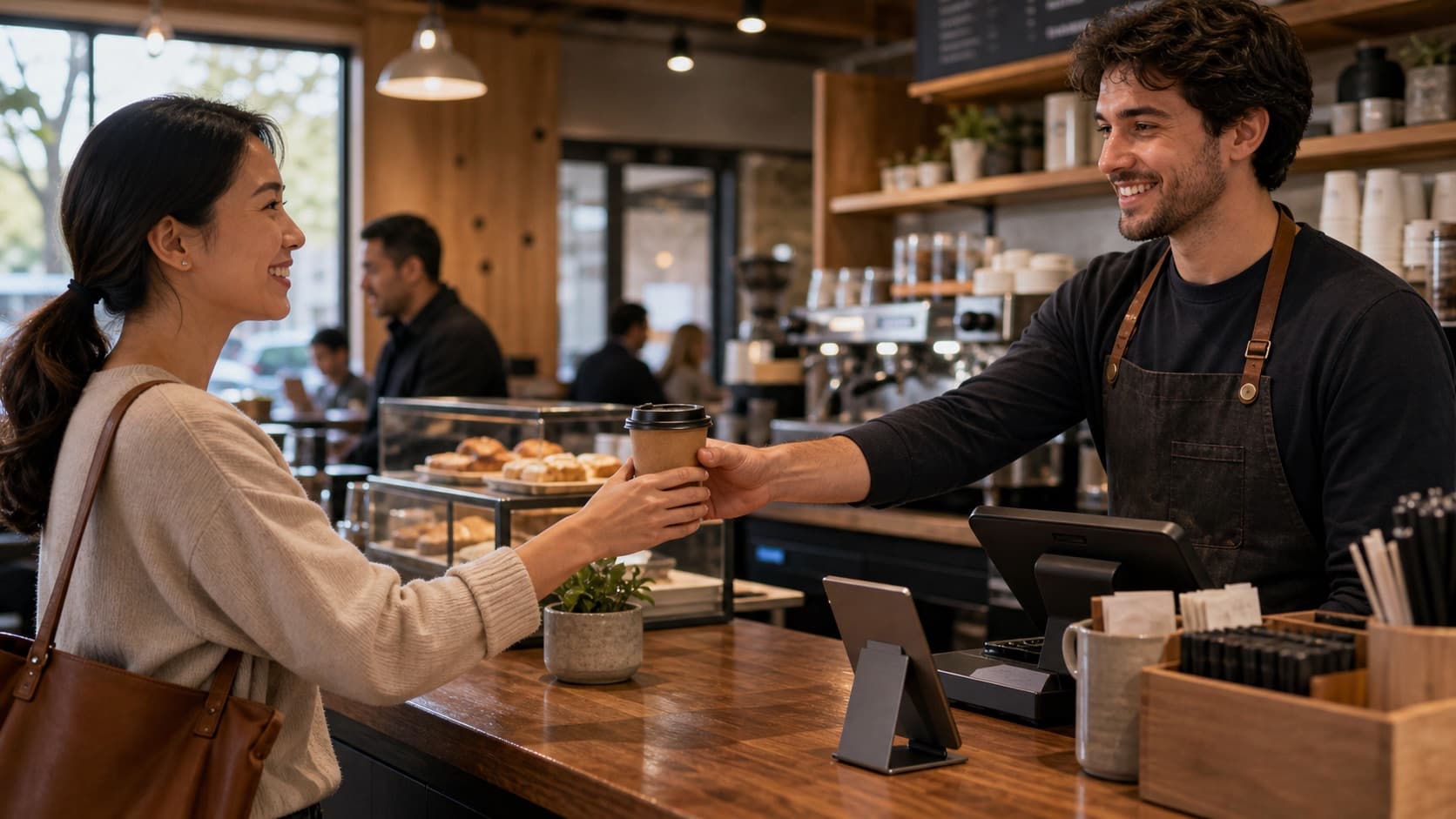 How Coffee Shops Get More Google Reviews (Counter-First Playbook)